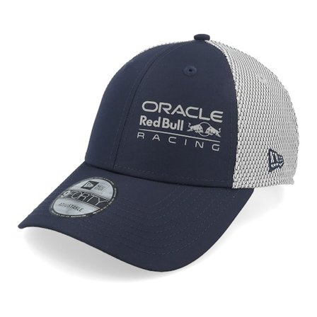 New Era - Motor Blå trucker Caps - Red Bull F1 25 Vegas Team 9FORTY Navy/Reflective Mesh Trucker @ Hatstore