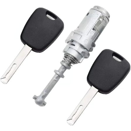 KIT Lås + Tønde til forreste venstre dør Citroen C2 C3 C3 PLURIEL + 2 nøgler