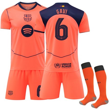 Barcelona UEFA Champions League bortedrakt sesongen 25-26 (inkludert sokker) No.6