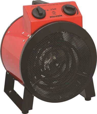 Malmbergs Varmluftsvifte 2kW 230V IP24