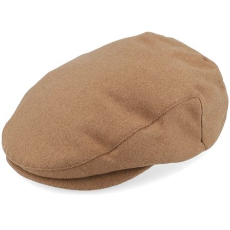 Brixton - Beige Keps - Hooligan Camel Melton Wool Snap Cap @ Hatstore
