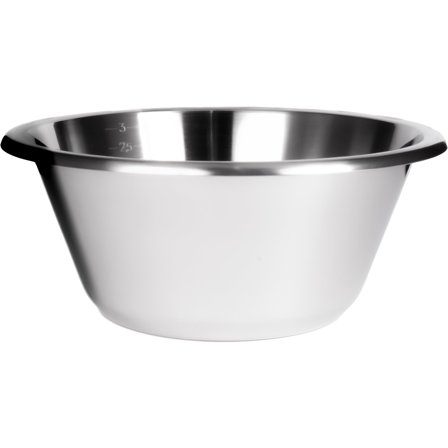 Mareld Røreskål, rustfrit stål, 3 liter - Rustfri stål | KitchenOne