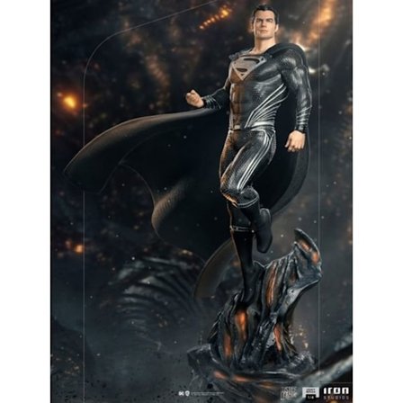 Statuette - ZACK SNYDER - JUSTICE LEAGUE - Superman - Skala 1/4 - Harpiks - Sort