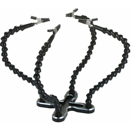 Svart Lödstation Svetsreparation Tredje Multifunktionella Verktyg Lödningshand Pcb Flexibel Hållare 4 Armar Legeringsfäste