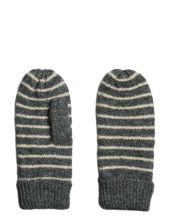 Pieces Pcnorma Stripe Mittens Bc - Grey - ONE SIZE