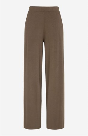 Cellbes of Sweden - Brede jerseybukser i nougat til damer i størrelse 46/48