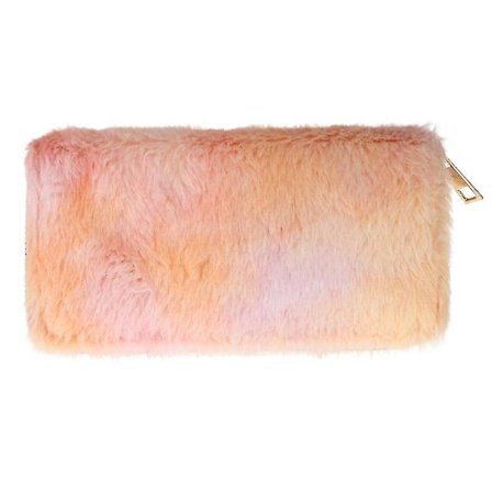 1 stk Kreativ Pung Behagelig Plys Pung Kvinders Pung Lynlås Håndtaske