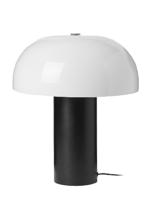 MANO ATELIER Bordslampa i glas 42 cm Belysning Svart ONESIZE