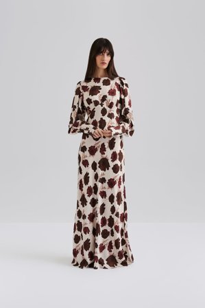 Malina - Alize maxiklänning - XS - Wine Peony