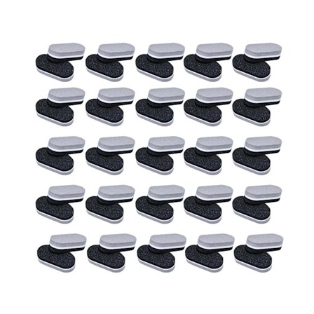 50x Kannettava Mini Kynsiviila ja Puskuri Kiillotussieni Akryylikynsille Hiekkapaperi Pesusieni Kynsipuskurit 100/180 Karkeus