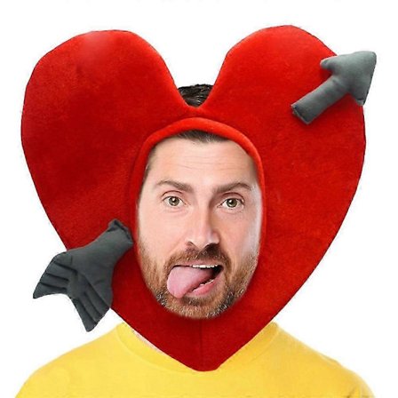 Hjärthattdräkt, Alla hjärtans dag-dräkttillbehör -lingling}