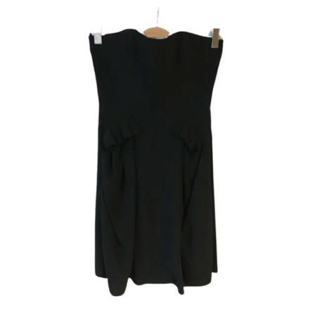 Saint Laurent Vintage Pre-owned Fabric Kjole Sort, Dame