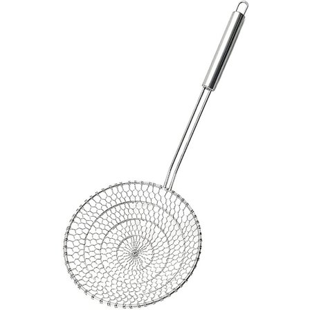 Bästa asiatiska köksredskap Rostfritt stål Spider Screen Wire Skimmer
