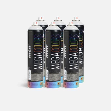 Montana Mega 600 ml White 6 Pack