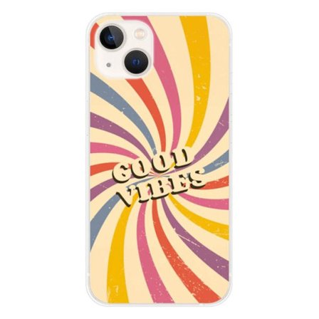 Siliconfodral - Kompatibel med Apple iPhone 13 - design good vibes