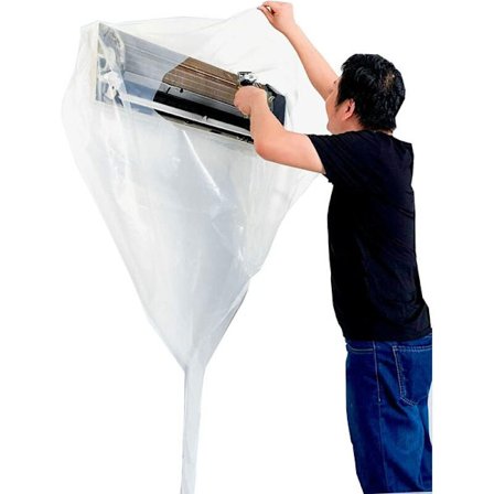 Ilmastointilaitteen puhdistussarja - Vedenpitävä suojus vesiputkella Split-ilmastointilaitteille, täydellinen helppoon puhdistukseen ja huoltoon