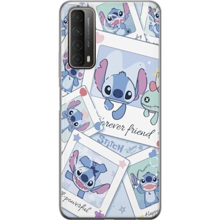 Yhteensopiva Puhelinkuori Huawei P smart 2021 Unelmoivat pilvet vaaleanpunaisina, lila ja sinisen sävyissä, kimaltelevine tähtineen ja pehmeän satumai