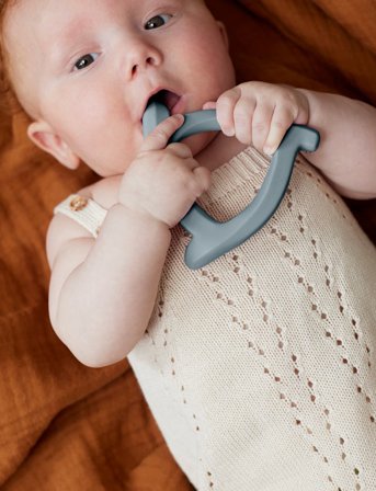 Everyday Baby Silicone Teether 2-Pack Qg/Hg - Green - ONE SIZE