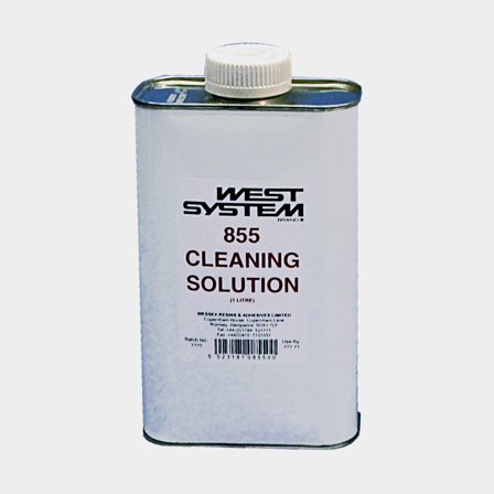 Reinigingsoplossing West System 855 Cleaning Solution, voor onuitgeharde epoxy, 1 liter