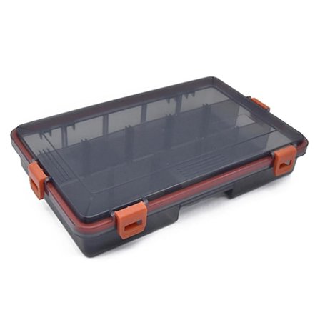 Fiskeredskap Dubbelsidig Plast Fiske Låda Organiserare, Transparent Plast Fiskeväska Låda Förvaringsfodral för Fiskekrok