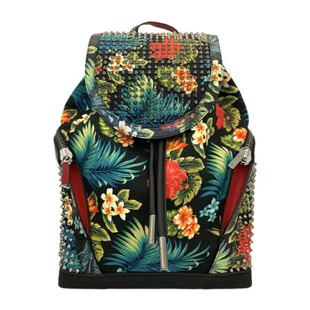 Christian Louboutin Pre-owned, Backpack Explora Funk Hawaii Groen, Dames, Maat:ONE Size,leer