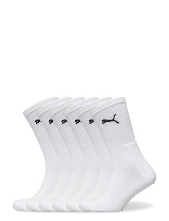 Puma Crew Sock 6P Underwear Socks Regular Socks Vit PUMA