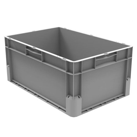 Schoeller Allibert Euroclick 8311 Transportkasse grå 600x400x270 mm, Garasjeinnredning & oppbevaring