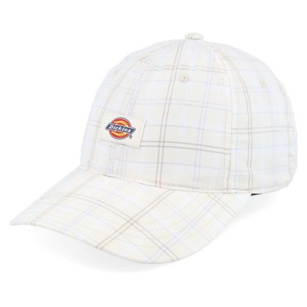 Dickies - Beige unconstructed Keps - Surry Cap Outdoor Check Sand Dad Cap @ Hatstore