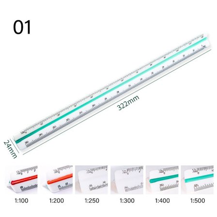 Mittaviivain Kolmioviivain 01 01