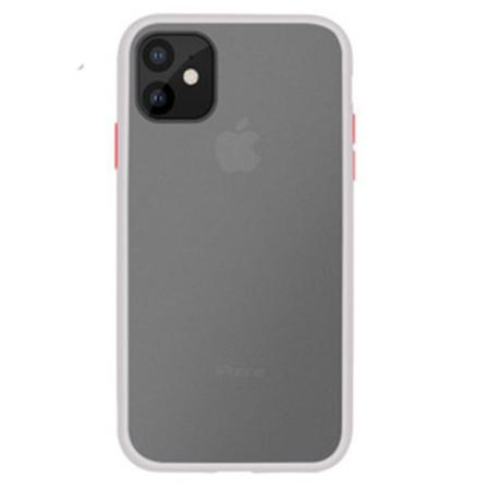iPhone 11 - Stilrent Skyddande Skal White Frostad