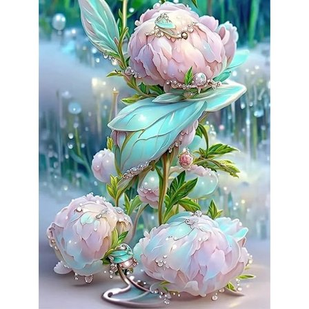 Timanttimaalaus taidepaketti, puumaalaus kuva 30 x 40 cm(D)