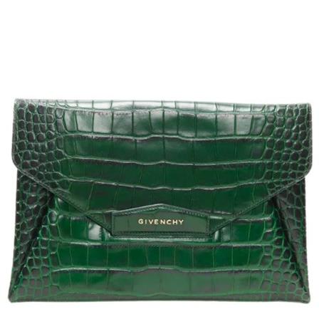 Givenchy Pre-owned Pre-owned Leather handTass , Groen , Dames , Maat: ONE Size Vintage Tassen