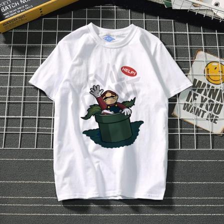 Mario anime perifer T-shirt för män och kvinnor T-shirts 2# 2# Children's 4XL