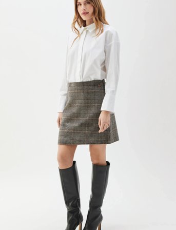 BUSNEL | Marit Checked Skirt | 40