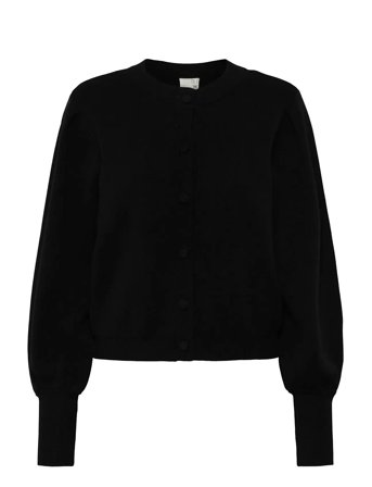 Yasfonny Ls Knit Cardigan S. Noos Black YAS
