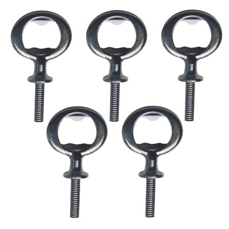 Metallflaskeåpner Blank Flat Rustfritt Stål Flaskeåpner Svart