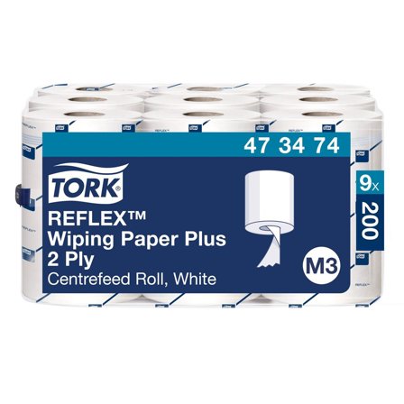 TORK Torkrulle Reflex Plus Mini M3 9/fp - Lyreco - Städ och hygien - Toalettpapper och torkpapper - Torkrullar