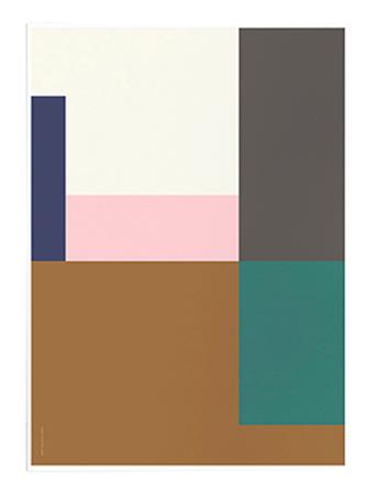 Wrong Geometry 03 - 50X70 Home Decoration Posters & Frames Posters Graphical Patterns Multi/mönstrad Paper Collective