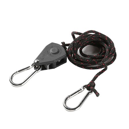 Teltreb Låse Remskive Justerer Fast Spænde Reb Tung Skralde Remskive Vindstopper Tie Downs Rope Hanger Camping Tool