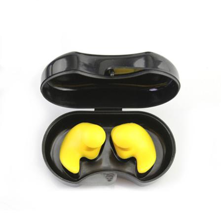 Swimming Earplugs Silicone Comfortable Earbuds With Storage Case