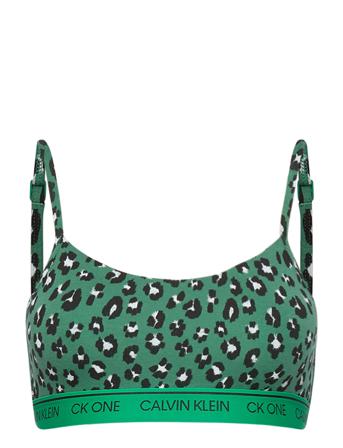 Unlined Bralette Lingerie Bras & Tops Soft Bras Tank Top Bras Vihreä Calvin Klein