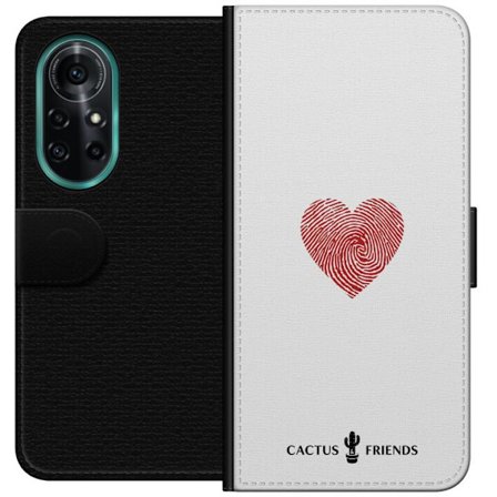 Yhteensopiva Lompakkokotelo Huawei Huawei nova 8 Pro Cactus and Friends - Fingerprint Love