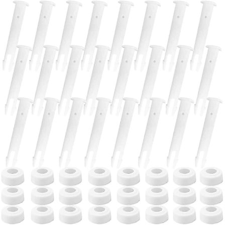 24 kpl Uima-allastappeja, tappien vaihtotappeja, muovisia uima-allastiivisteitä, muovisia tappeja, uima-allastiivisteitä, tappi uima-altaan runkoon, 