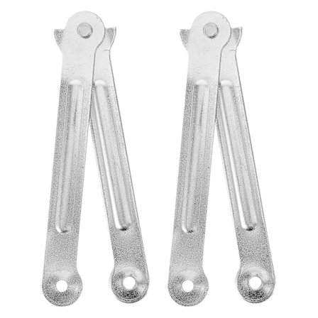 2 stk. Stigetrinnsfesteutskifting Hengsel Stigetrinn Foldbar Tie Rod Folding Stigetrinnshengsel