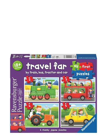 Ravensburger | Travel Far My First Puzzle 2/3/4/5P | ONE SIZE
