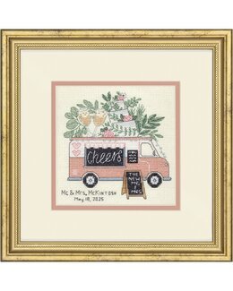 Broderikit Billede Bryllupsønske - Dimensions