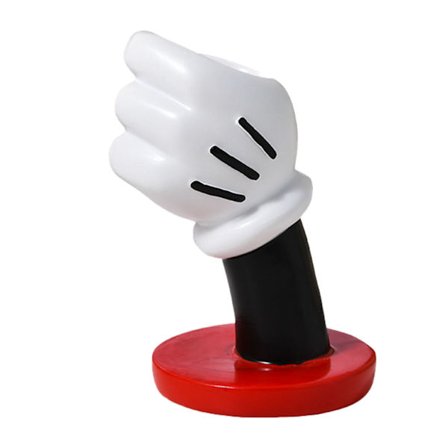 Söt tecknad vas i syntetiskt harts, multifunktionell vasdekoration för vardagsrum och matbord