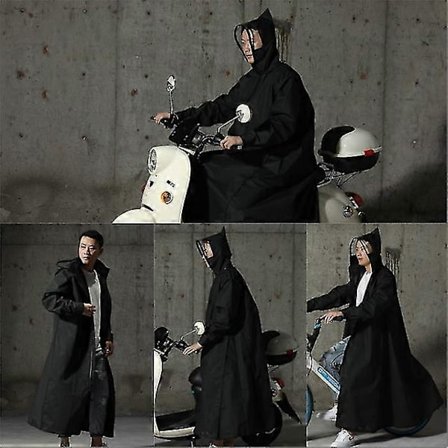 2023 Vespa Regnkläder Herr/Män Dragkedja Huva Poncho Motorcykel Regnkläder Lång Modell Vandring Poncho Miljövänliga Regn Regnkläder sommar-Yvan