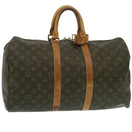 Louis Vuitton Vintage, Pre-owned Keepall Bruin, Dames, Maat:ONE Size