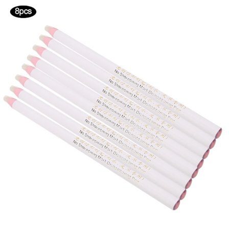 8 st Chinagraph Markeringspenna Vit Skalbar Vaxduk Kina Markeringspenna för Glas